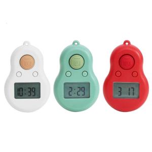 Electronic Counter Digital Tally Counter with 2 Batteries Lanyard Time Display 6 Channel 6-Digit Backlit Counter Clicker