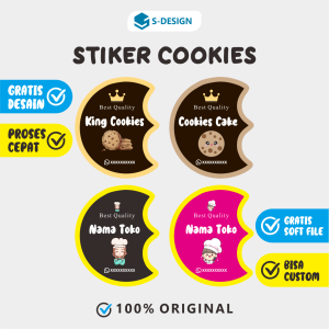 STIKER COOKIES / STIKER COKLAT / STIKER TOPLES / STIKER KUKER / STIKER KUE KERING / STIKER RAMADHAN / STIKER IDUL FITRI / KUE LEBARAN / KUE RAMADHAN / STIKER / LABEL / STIKER LABEL / STICKER LABEL / STIKER CUSTOM / STICKER CUSTOM