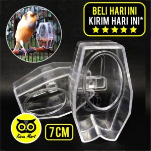 Kicau Mart Cepuk Full Kotak Sempati Cangkir Wadah Tempat Pakan Makanan Pur Voer Milet Millet Minum Minuman Burung Murai Kacer Kenari Pleci Branjangan Cwpmbfkps