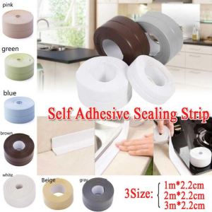 Sink Bath Sealing Strip Tape Mildew Strip Bathroom Kitchen Self Adhesive Waterproof Wall 3.8CM*3.2M Keimav