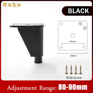 onuobao Chân ghế bằng nhôm hình thang có thể điều chỉnh Chân ghế sofa bằng kim loại Chống nước Chân tủ phòng tắm