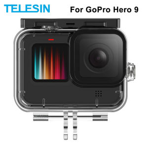 Telesin 50M Waterproof Case for GoPro Hero 9 10 11 12 Black Protective Diving Underwater Housing Shell Cover for GoPro 10 9 Hero11 12 Camera Accessories