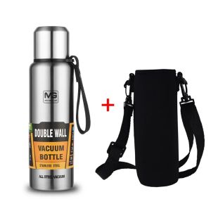 UPORS Large Capacity Stainless Steel Thermos Portable Vacuum Flask Insulated Tumbler with Rope Thermo Bottle 500/700/1000/1500ml2026