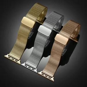 Applicable to Huawei GT/watch Milanese mesh stainless steel magnetic folding clasp smart watch strap 22mm
