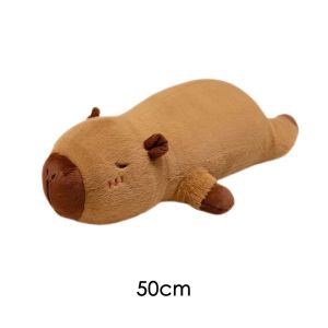 45/65/85cm Capybara Long Plushie Pillow Sleeping Plush Toy Doll Kids Birthday Gift Creative Long Pillow Home Decor