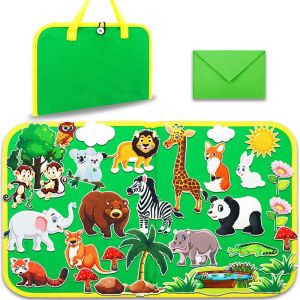 Animals/Ocean Fun Felt Activity Board For Toddlers Preschool Toys Montesorri Storytelling  Activity Play Board