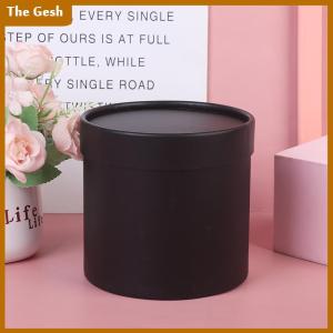 [The Gesh] 1 PC Round Flower Paper Boxes Hold The Bucket Gift Packaging Box Party Gift Box