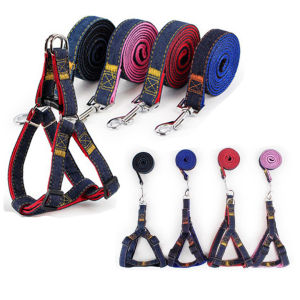Candy Dog Harness / Tali Tuntun Harnes / Rantai Anjing Kucing Pet Belts Uk. M