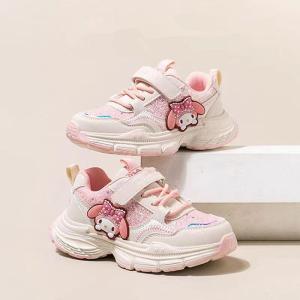 Christmas Gift Halloween Kuromi Melody Girls Board Shoes Sanrio Spring Autumn New Cartoon Kawaii Soft Soled Casual Shoes Student Cartoon Sports Shoes