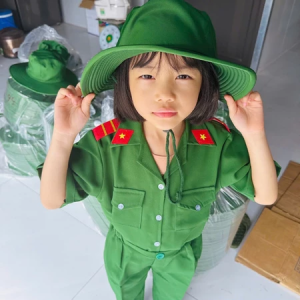 [10-33kg] Quần Áo Hải Quân Bộ Đội Cho Bé Mầm Non. Trang Phục  Hóa Trang Trẻ Em