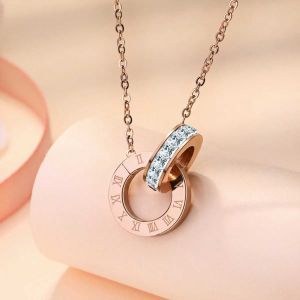 Kalung Titanium Wanita Model Korea KALUNG FASHION Terbaru