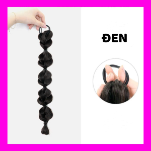 Tóc giả tết bính kiểu lồng đèn đáng yêu - BÍNH LỒNG ĐÈN