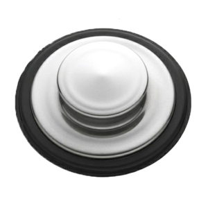 1ชิ้นจุกอ่างล้างจานห้องครัวสแตนเลสกว้างสำหรับขอบ3.39 "(86มม.) เส้นผ่าศูนย์กลางปลั๊กที่ทิ้งขยะ