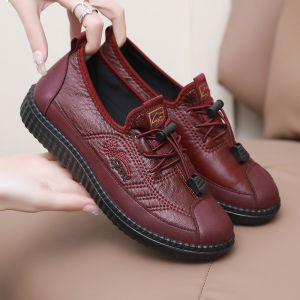 Sepatu Kerja Kantor Wanita Kulit - Anti Slip & Anti Air Sol Lembut Nyaman Sepanjang Hari