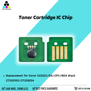 ETQ Xerox SC2022  Black CT202952/CT203024  IC Chips
