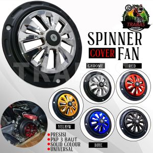 COVER TUTUP KIPAS SPINNER SPINER VESPA PRIMAVERA ALL MATIC MIO BEAT VARIO SCOOPY FILANO UNIVERSAL