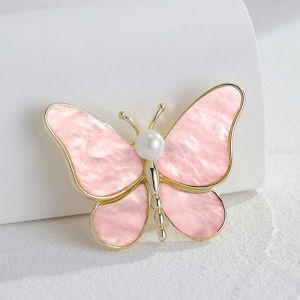 Pharaoh🎀Bros kupu-kupu mutiara/bros temperamen wanita modis/Suit party brooch COD