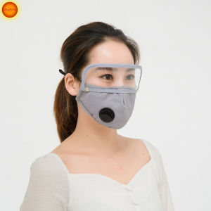 Khẩu trang có kính chống giọt bắn chống bụi bụi bẩnCó thể tái sử dụng – (Tặng 2 tấm lọc PM2.5)