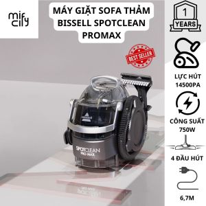 (có sẵn) Máy vệ sinh/giặt sofa thảm Bissell SpotClean Promax 3617Z bản đầy đủ các đầu hút kèm dung dịch vệ sinh