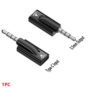 LYMEDIA Male to Female USB Type-C to 3.5mm Converter No Delay HiFi Audio Adapter Universal DAC Headphone Jack Plug for Phone Laptop Tablet
