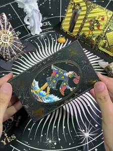 2024 New Edition of Waite Tarot Deck Collectors EditionClassic TAROT Regular Gold Foil Color Vette Tower Brand Wholesale