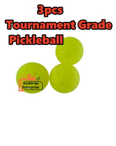 (Ready Stock) Pickleball One Piece Molded 40 Hole Tournament Grade Pickleball/Pickleball Ball/3 Pcs/5 Pcs/8 Pcs