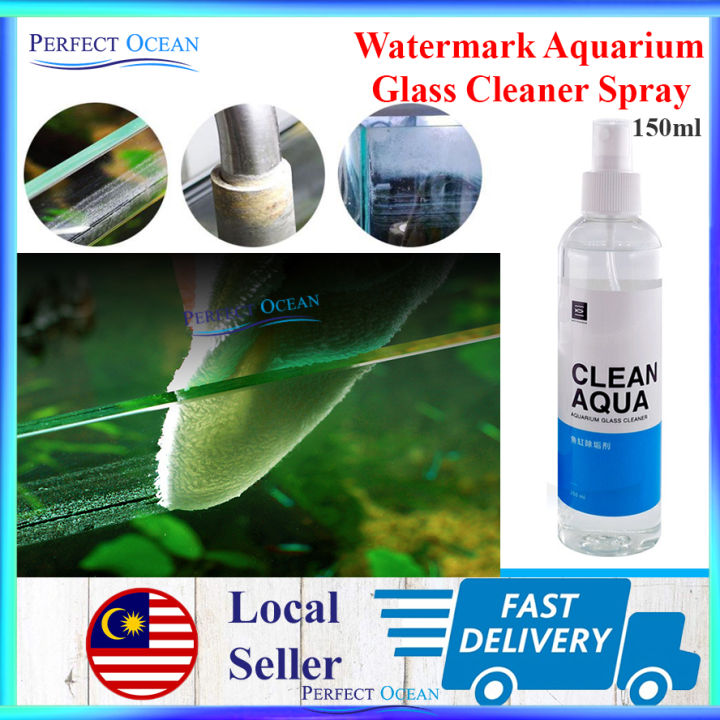 Descaling Agent Aquarium Glass Cleaner Liquid 150ml Watermark Remover