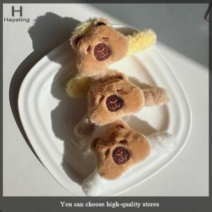 Hayating Cute Capybara Plush Claw Clamp Cartoon Animal Hair Clip Plush Shark Clips For Girls Lovely Hair Accessories Gifts