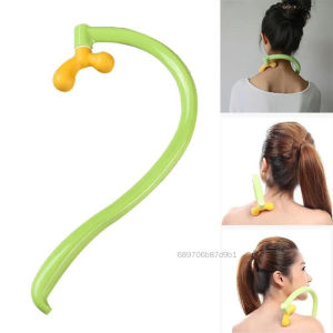 Manual Massage Stick - Adjustable Neck Back Compression for Muscle Pain Relief