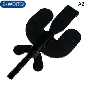 E-WOITD Khóa cửa an ninh cho du lịch nhiệm vụ nặng nề khóa cửa di động stoppers khách sạn cửa Jammer nhà an ninh khóa chốt thiết bị ngoài