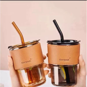 GELAS KACA TUMBLER VINTAGE SEDOTAN/ GELAS VINTAGE / TUMBLER KACA SEDOTAN / BOTOL CUP COFFE SEDOTAN