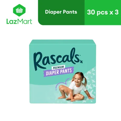 RASCALS Pants Super Jumbo Box XXXL - 30 pcs x 3 (90 pcs)
