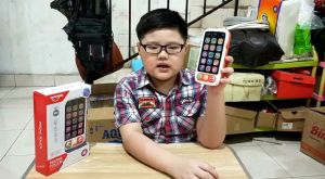 Mainan Edukasi anak ponsel musik lagu n lampu/PHONE TOUCH MUSIC