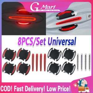 3D Car Reflective Sticker Tape Reflector Warning Handle Door Strip Bowl Bumper Exterior Accessories Car Cover Reflective-Car-Bowl-Sticker