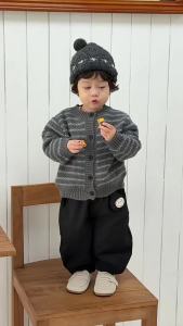 Childrens sweater coat baby clothes autumn 2026 Autumn Korean-style childrens clothing autumn outfits for boys