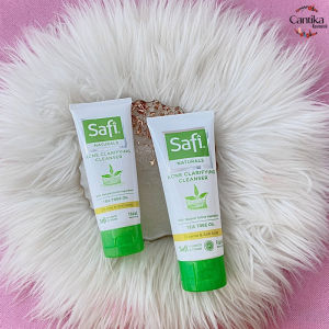 ♥ CANTIKA ♥ Safi naturals acne clarifying cleanser foam series skincare untuk memutihkan mencerahkan wajah anti jerawat komedo