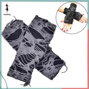 ส่วนลด 10 บาท สำหรับการซื้อ 1 ชิ้น ถุงมือฮาโลวีนแบบใช้นิ้วอบอุ่นแขนแนวโกธิค