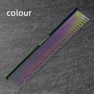 BAVURAGrooming Comb Stainless Steel Aluminum Alloy Steel for Dogs And Cats Professional Quality for Easy Hair Care