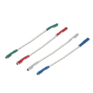 4Pcs 40mm Length Header Wire Cable Universal for 1.2-1.3mm Pins Turntable Phono Headshell