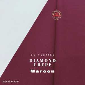 1 METER Kain Diamond Stretch Italiano - Diamond Crepe Georgette Original Import Tidak Jual KW