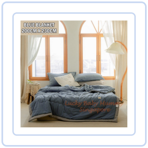 【Pure Care】 Japanese Style Summer Quilt Blanket Light Weight Cotton Blanket 110/ 150/180/200cm Comforter Quilt