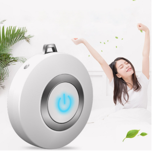 Wearable Necklace Air Purifier Mini Portable USB Air Cleaner Negative Ion Generator Low Noise Air Freshener