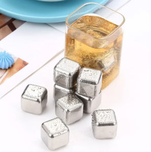 Es Batu Stainless Steel Food Grade ice cube cubes reusable pakai ulang