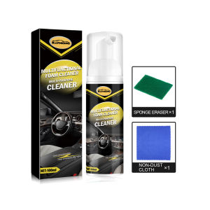 Rayhong Car Plastic Restorer Back To Black Gloss Car Cleaning Products Plastic Leather Restore Auto Polish And Repair Coating Renovator Foam Cleaner Spray Multi-purpose Anti-aging Cleaner Tools Car Interior Home Cleaning Foam For Car Interior Leather