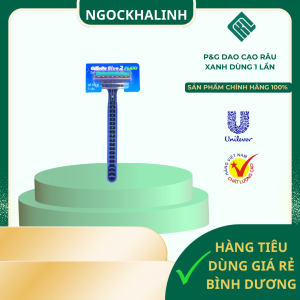 Dao cạo râu xanh dương dùng 1 lần (1 cây)