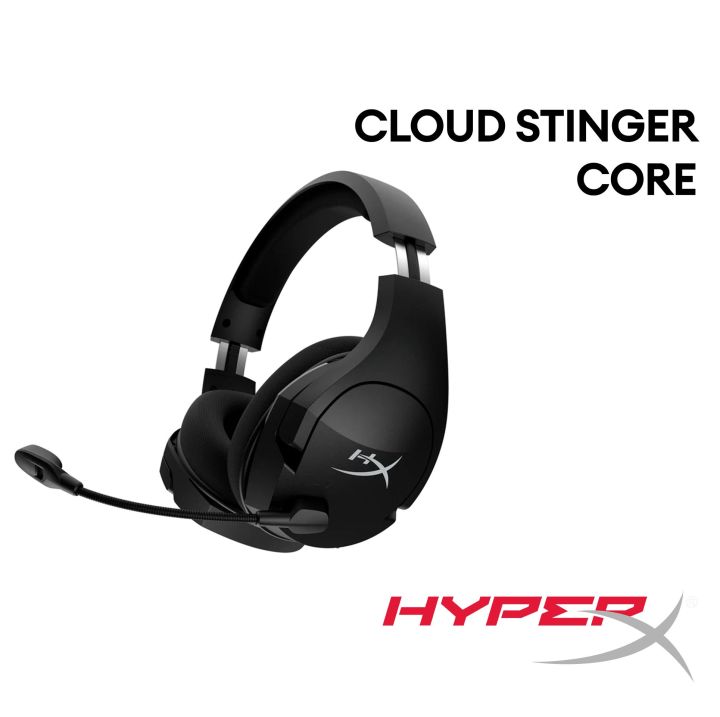 HyperX Cloud Stinger Core Wireless Gaming Headset with Surround Sound for PC HHSS1CBABK/G