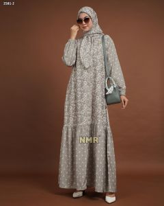 NMR Gamis Marbella Vol 2581-2 (INC HIJAB)
