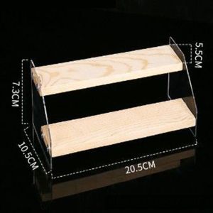 KINTHAZER 2/3/4/5ชั้น ชั้นเก็บของอะคริลิค โปร่งใสโปร่งใส ประเภทบันได ชั้นวางโชว์ตุ๊กตาผ้าพลัฌ ชั้นเก็บศิลปะเล็บ จุได้มาก ชั้นวางแบบจำลองตุ๊กตา ของใช้ในครัวเรือน