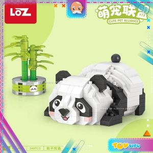 LOZ IDEAS Mini Block Cute Pet Alliance Panda Bunny Rabbit Animal Gift Decoration Building Brick Toy Boy Girl 萌宠联盟