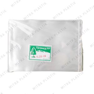 Plastik PP Lebar 14 Tebal 06 14x20 14x25 Kantong Bening Transparan
